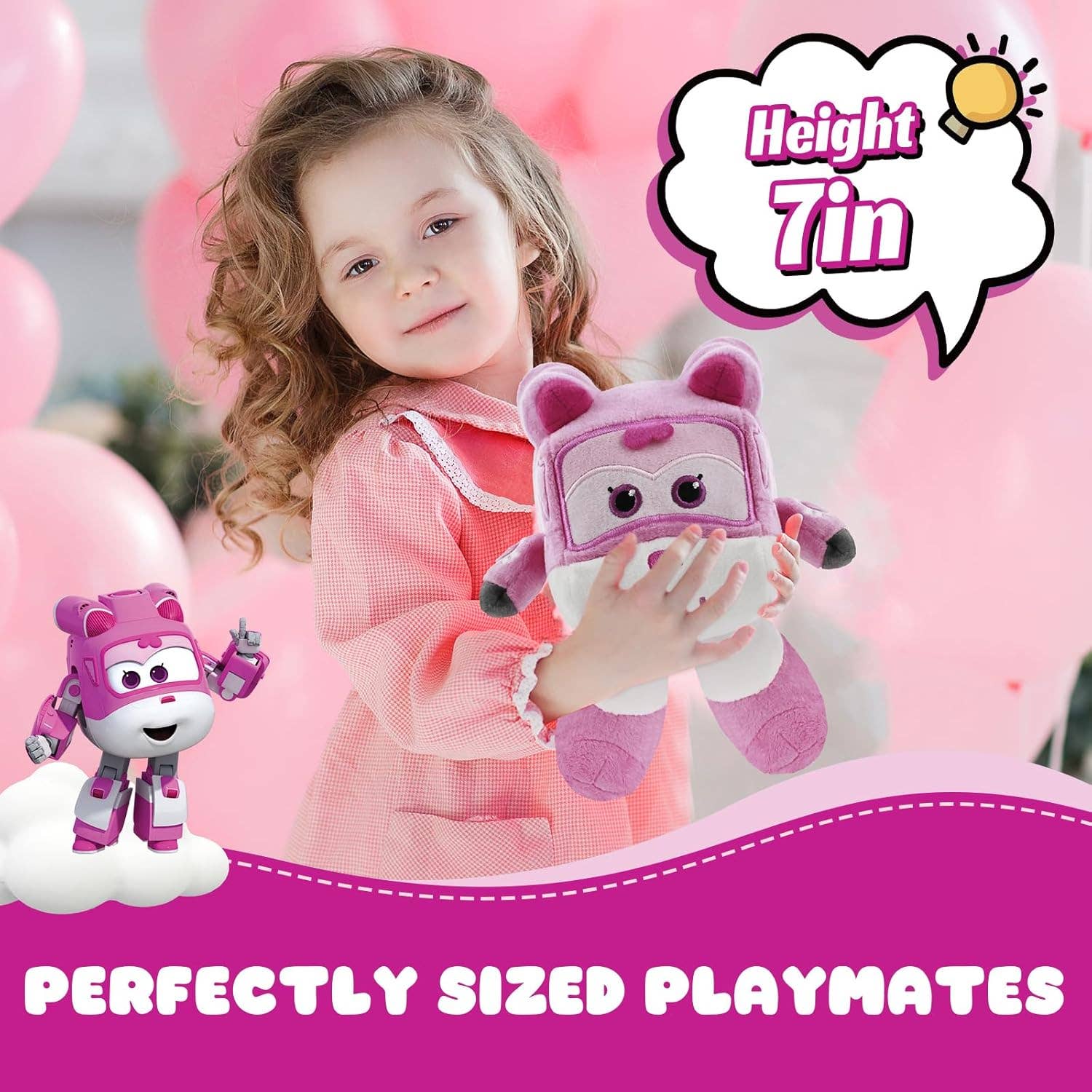 Alpha Toys - Wholesale Stuffed/Plush Toy - Kids & Baby - Super Wings Plush Toys 7" Jett plush and 7" Dizzy plush11