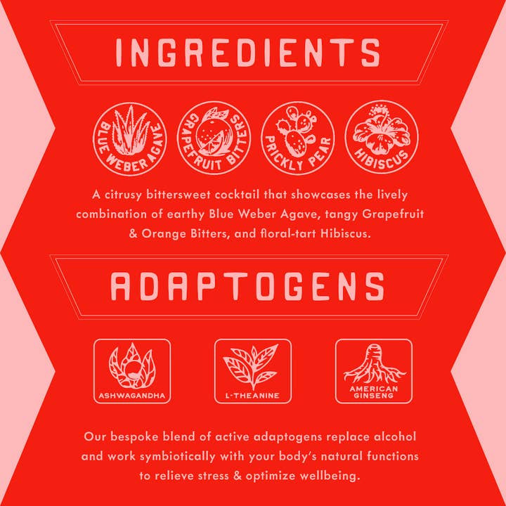 Parch Spirits Co. - Wholesale Non-Alcoholic Aperitif/Mocktail - PARCH Prickly Paloma Non-Alc Agave Cocktail - 24 Cans3