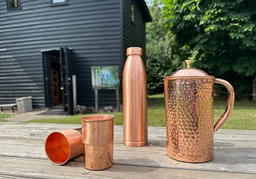 Ancient Purity - Wholesale Jug - Copper Water Bottle - 700ml | 99.9% Pure Food Grade Copper 3