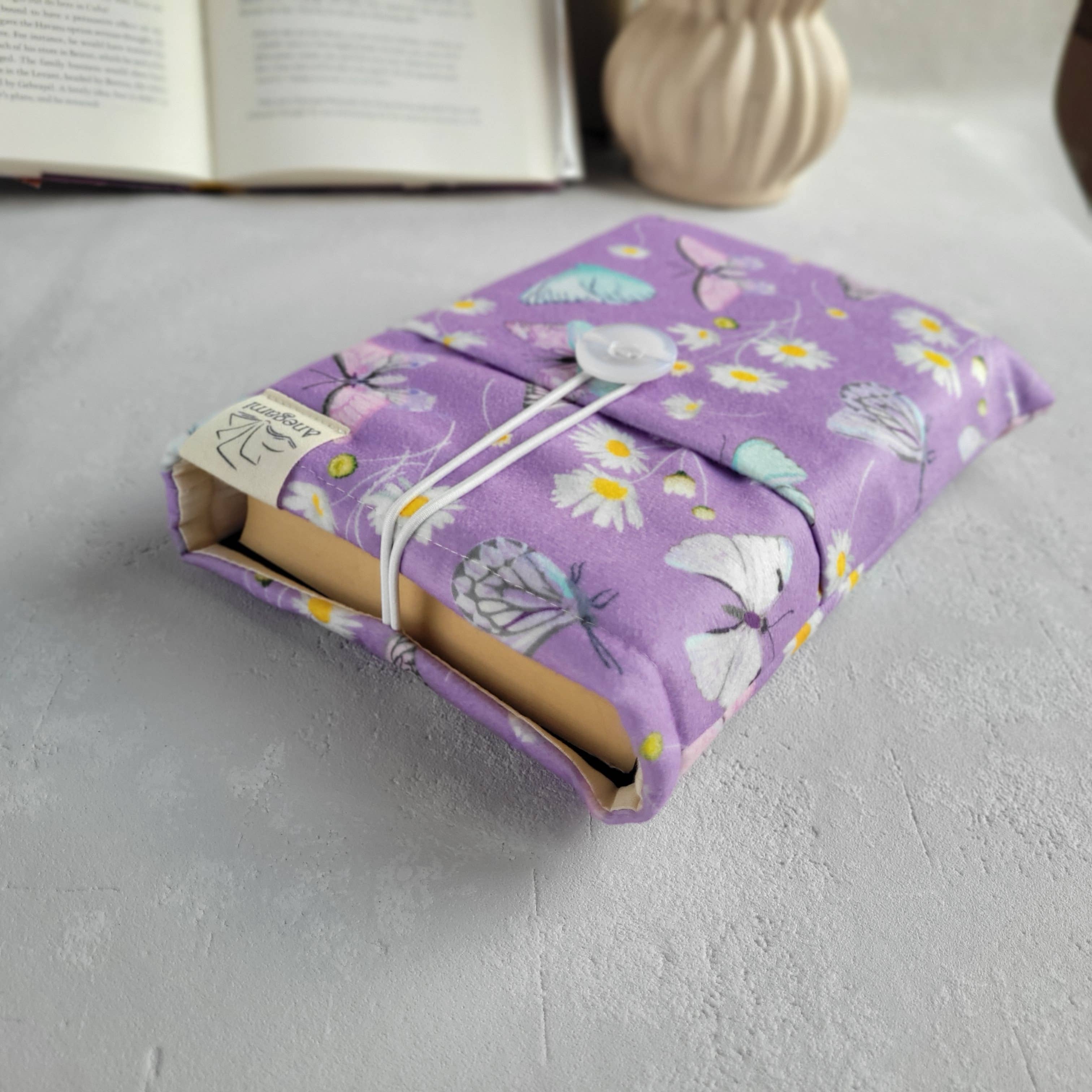 Anegami Bookish Boutique - Wholesale Book Cover - Butterfly Book Sleeve, Bible fabric cover, Book lover gift2