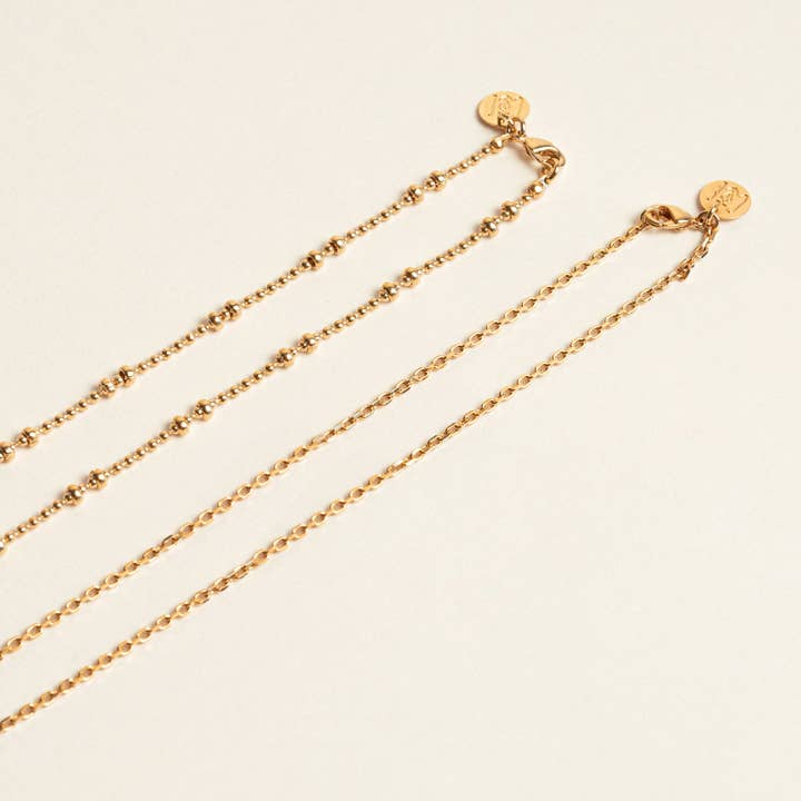 Fine gold chains: necklace or bracelet for wholesale by CAMILLE ENRICO