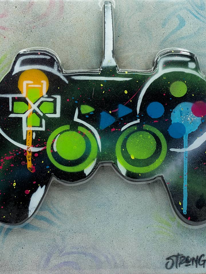 Décoration d'intérieur, Art, Amusant, Unique - Impressions d'art "Consoled" pour la vente par Art For Dudes