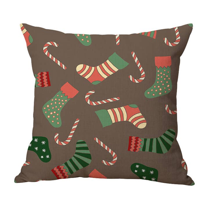 Winter Holiday 12 Decorative Pillow, Indoor/Outdoor for wholesale by Study Room