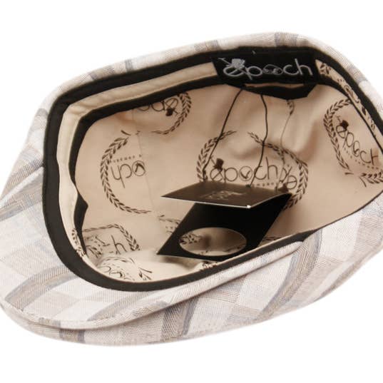 Epoch hats - Wholesale Newsboy/Schoolboy Hat - Unisex - Cotton Slim Fit Six Panel Check Ivy Cap3