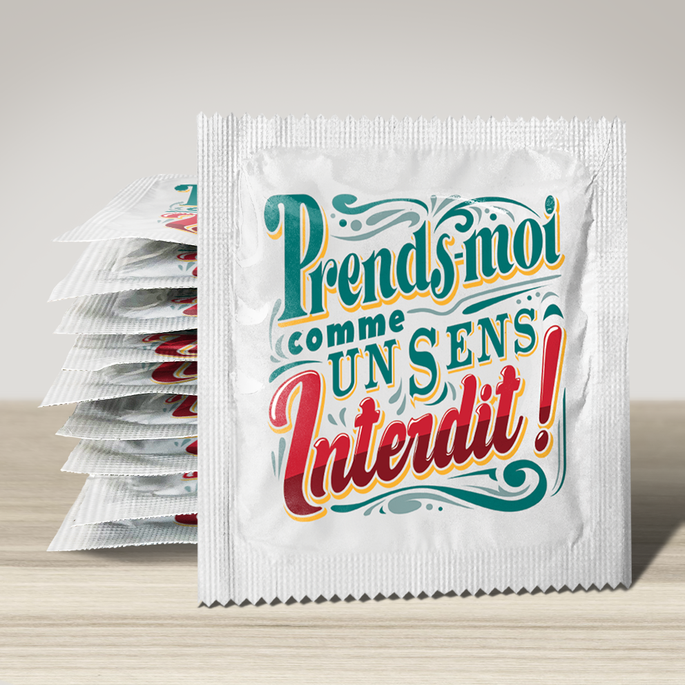 CALLVIN EU - Wholesale Gag Gift/Novelty Gift - Condom : Préservatif:  Comme un sens interdit0
