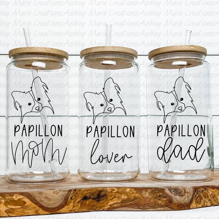 Papillion - Boîte en verre pour la vente par Ashley Marie Creations