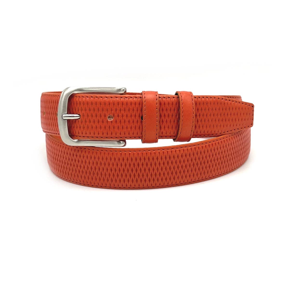 Suie Valentini srl - Wholesale Belt - Men's - Men's Embossed Genuine Leather Belt, Made in Italy, Suie Valentini, art. 301/353