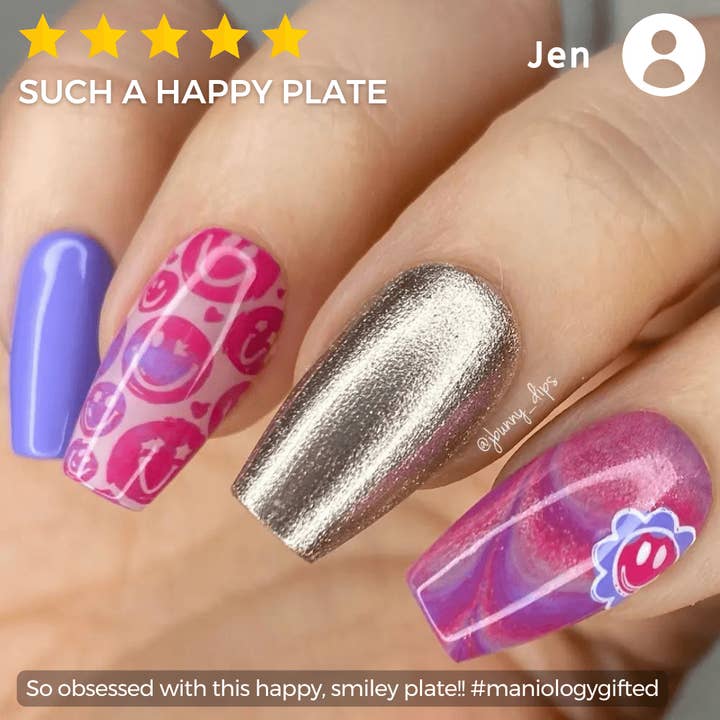 Maniology - Wholesale Nail art/decal - Happy Face Nails: Nail Stamping Starter Kit1