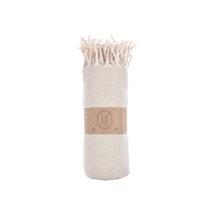 La Hammam - Bath Towel x 4 - Luxury Turkish Genuine Cotton - 27 x 54