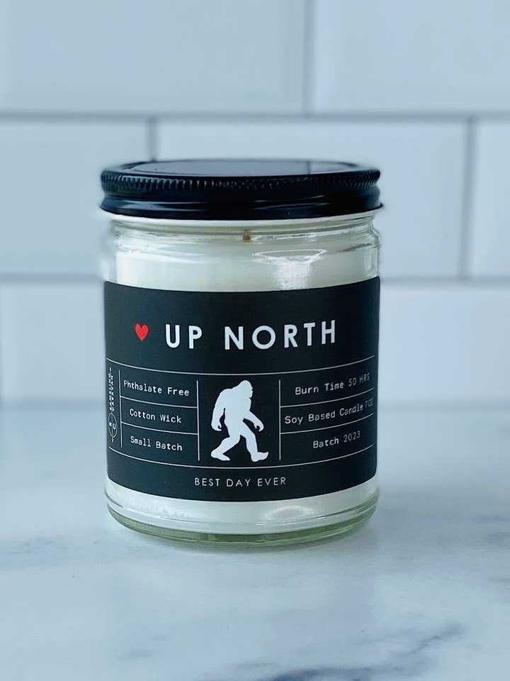 Up North Candle for wholesale by Rambling Caravan