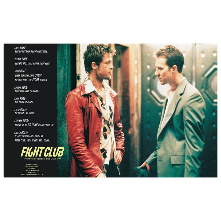Posters Wholesale – Großhandel Poster – Fight Club-Regeln von Fight Club
