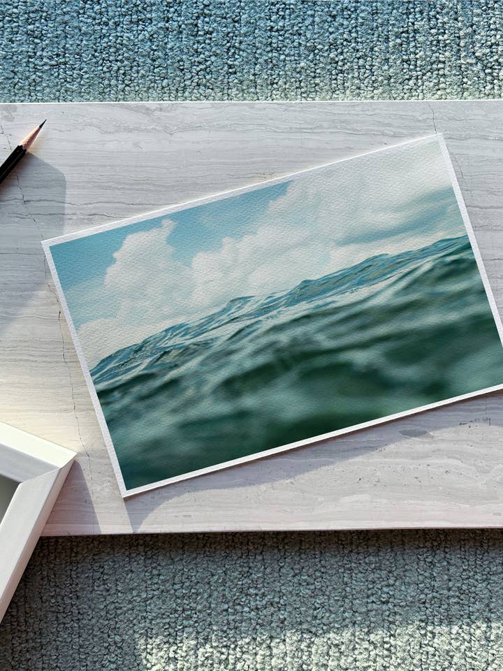 'Drift' ocean inspired fine art (print only) for wholesale by art+drift