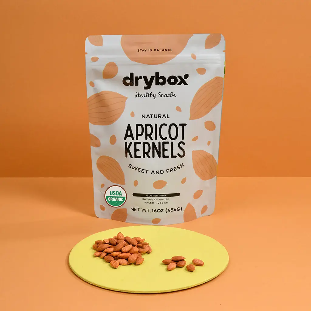 Biggbrands GmbH - Wholesale Fruit Snacks - Drybox Sweet apricot kernel - doypack (456gr) 16OZ4