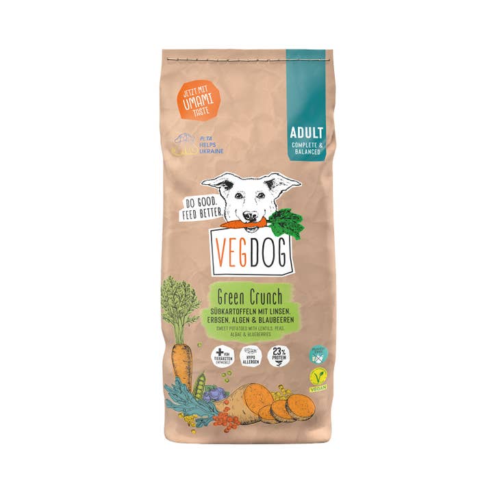 VEGDOG - Wholesale Pet Food - Dog - GREEN CRUNCH dry food