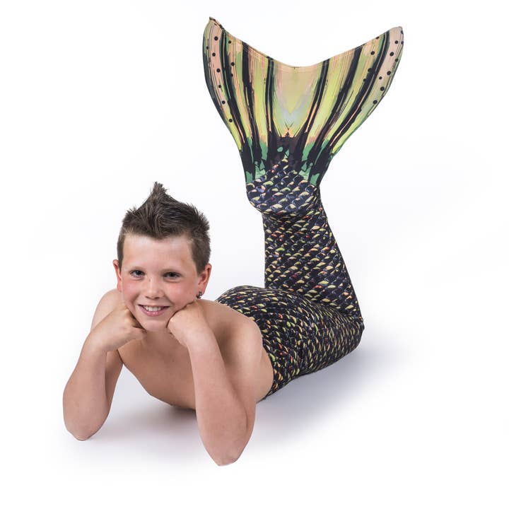 Sun Tail Mermaid – wholesale Beach/pool toy – Child & baby – Sea Monster Mermaid Tail + Monofin Set for kids, girls, teens, and women (pool toy)