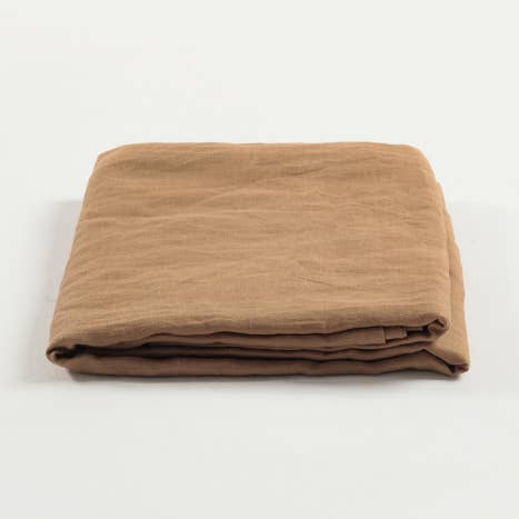 Bettlaken aus Nussbaum-Leinen für den Großhandel von The Katha