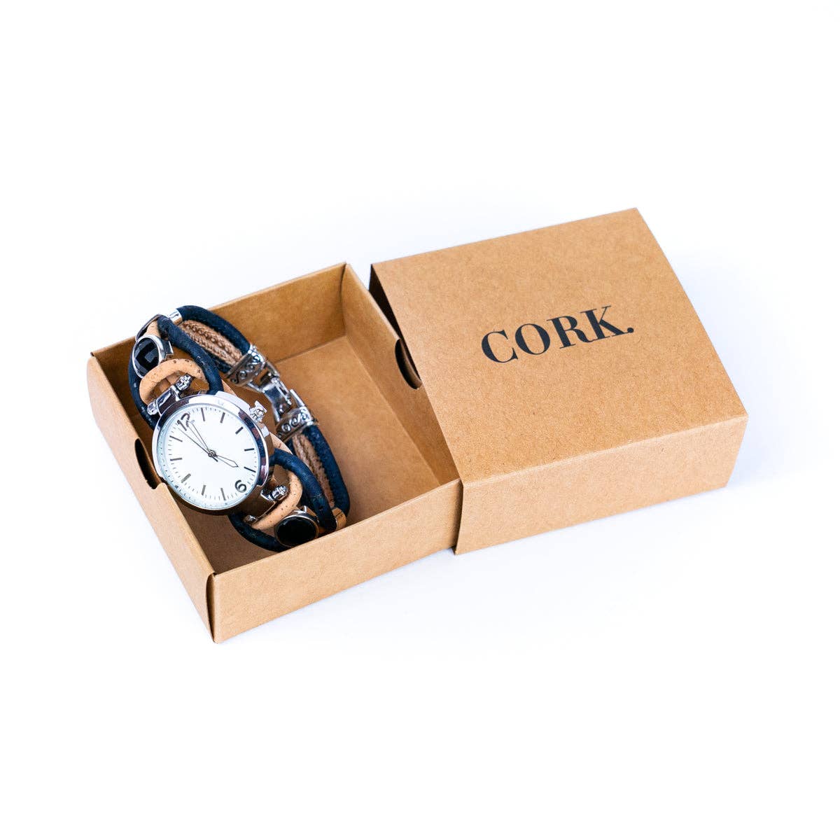 Meninas Bonitas Cork – wholesale Armbandsur - Dam – Handgjord klocka i kork WA-2946