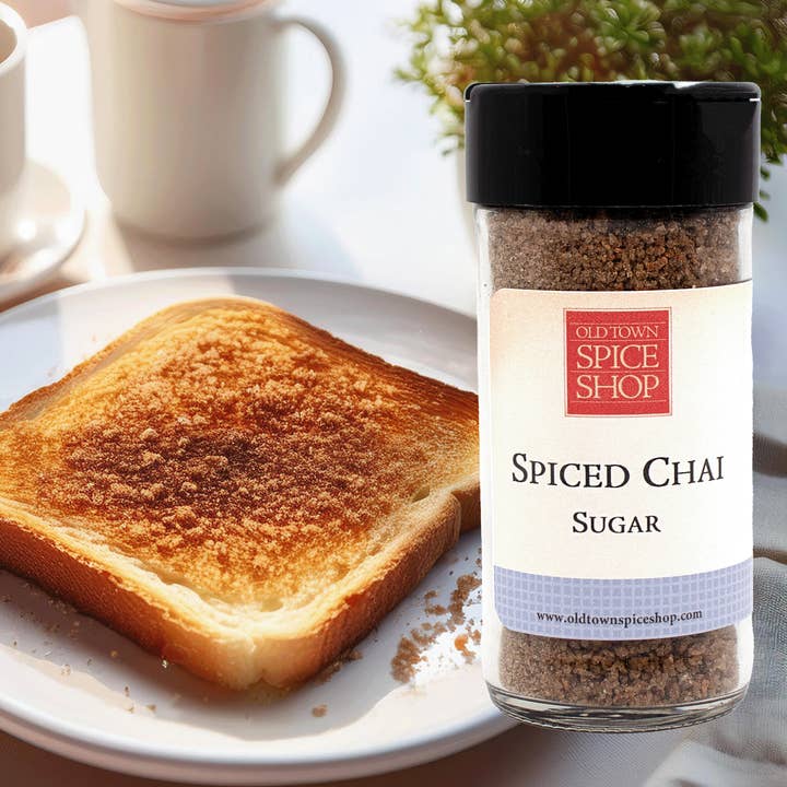 Spiced Chai Sugar for Baking & Cocktail Rims for wholesale by Old Town Spice Shop