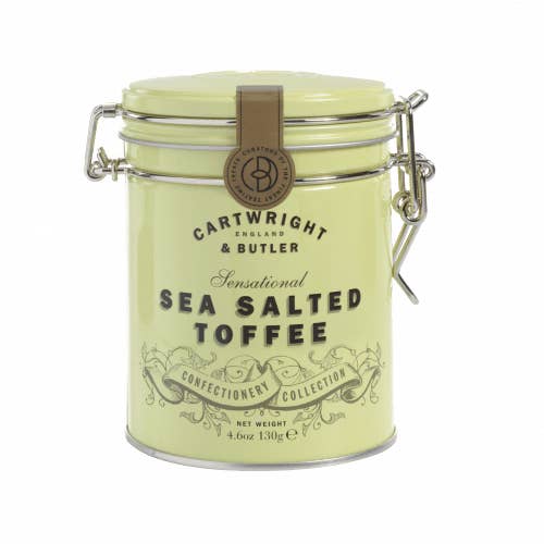 Caramels C&B en boîte - Salés de mer pour la vente par Cartwright & Butler