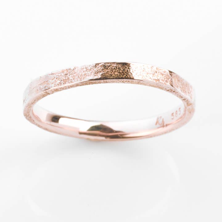 Tekstureret ring for engroshandel hos Katie Rose Jewellery