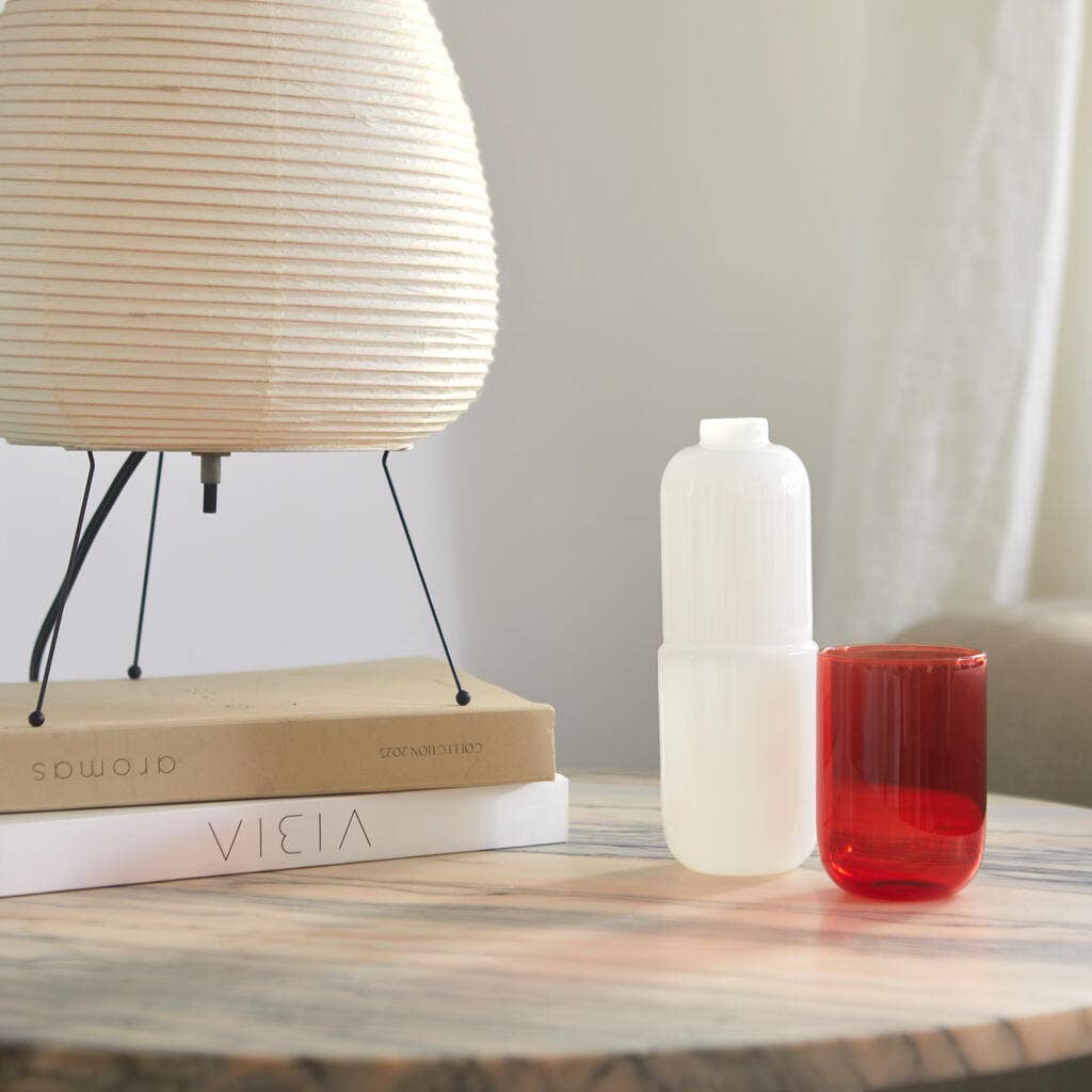 Balvi - Wholesale Water Bottle - Botella & Vaso, Water Pill, 550 ml, white/red10