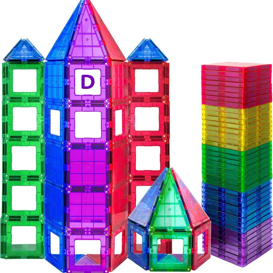 Play22 – Conjunto de construção - Crianças por atacado – Conjunto de Blocos de Construção Magnéticos Play22 com 113 Peças - STEM para Crianças1