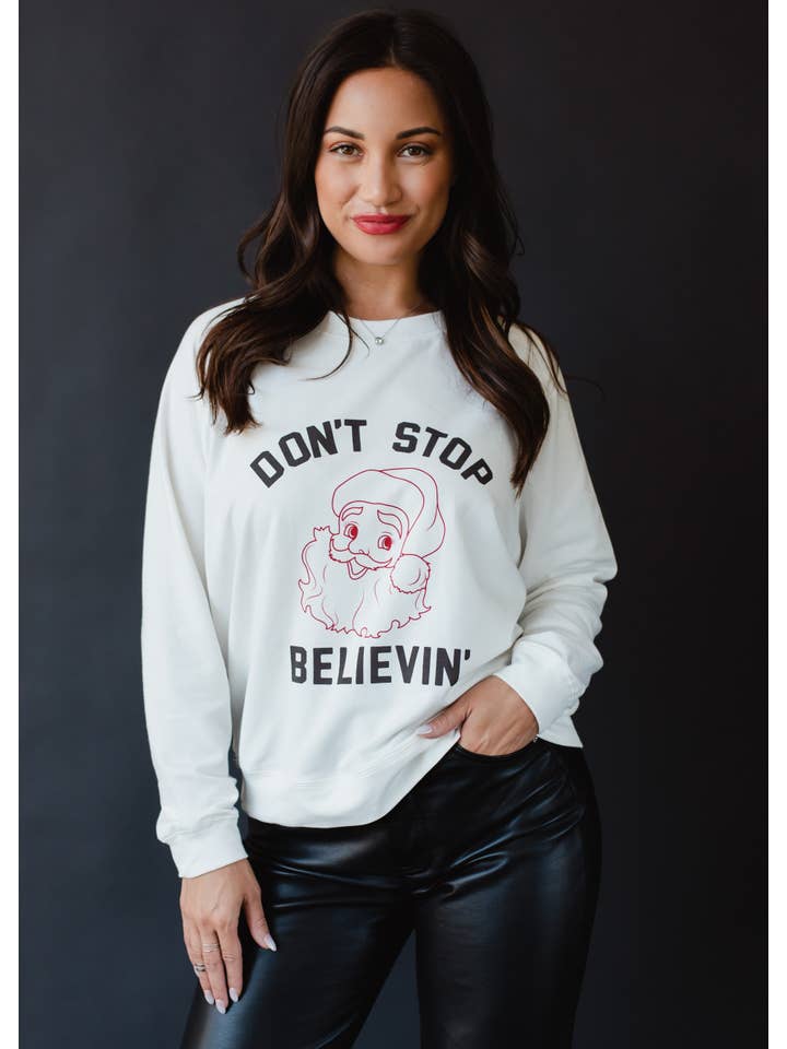 Panache Apparel Co. - Wholesale Sweatshirt - Women's - Don't Stop Believing Sweatshirt