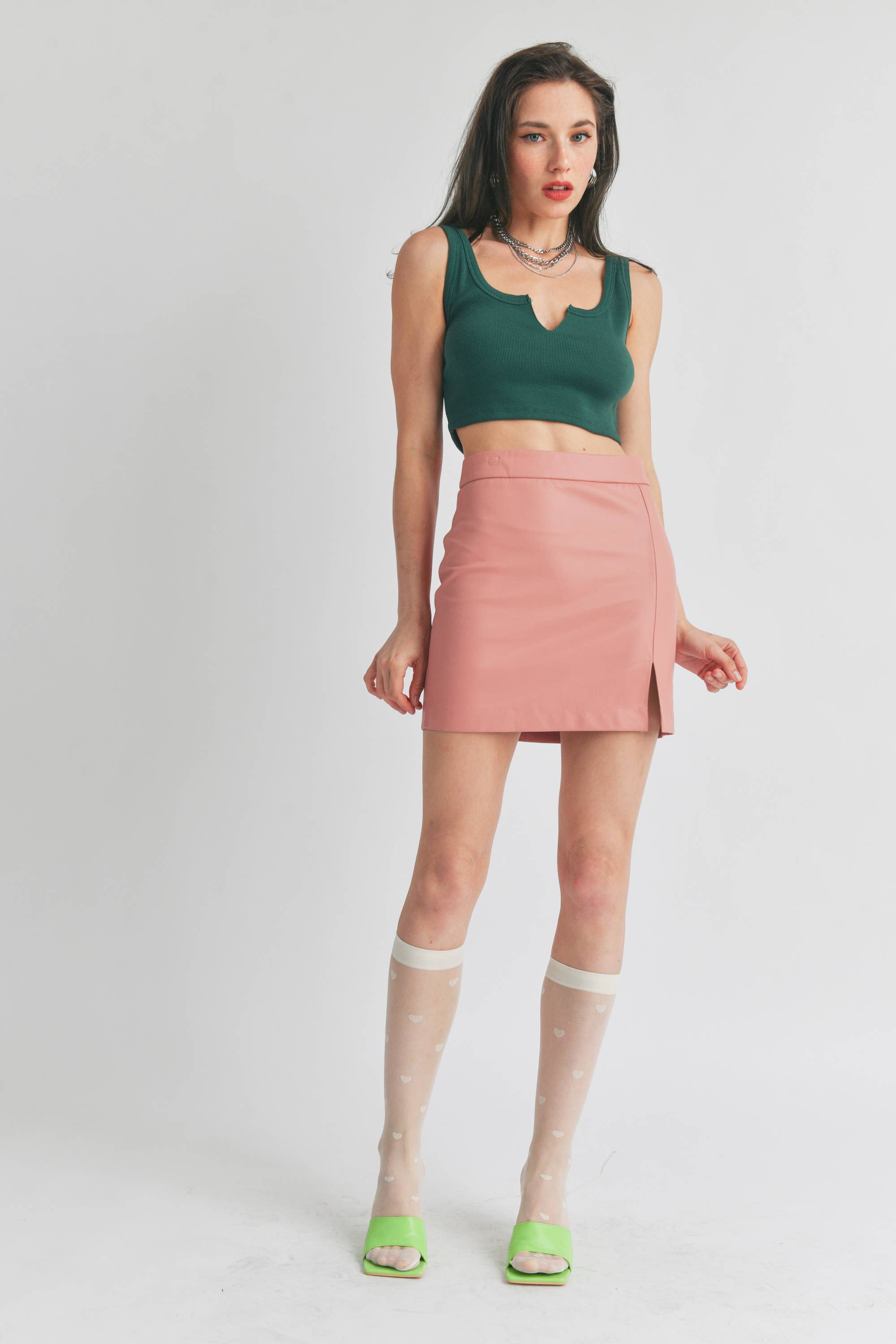 Signature 8 - Venta al por mayor Falda - Mujer - MINIFALDA DE PIEL SINTÉTICA S762615