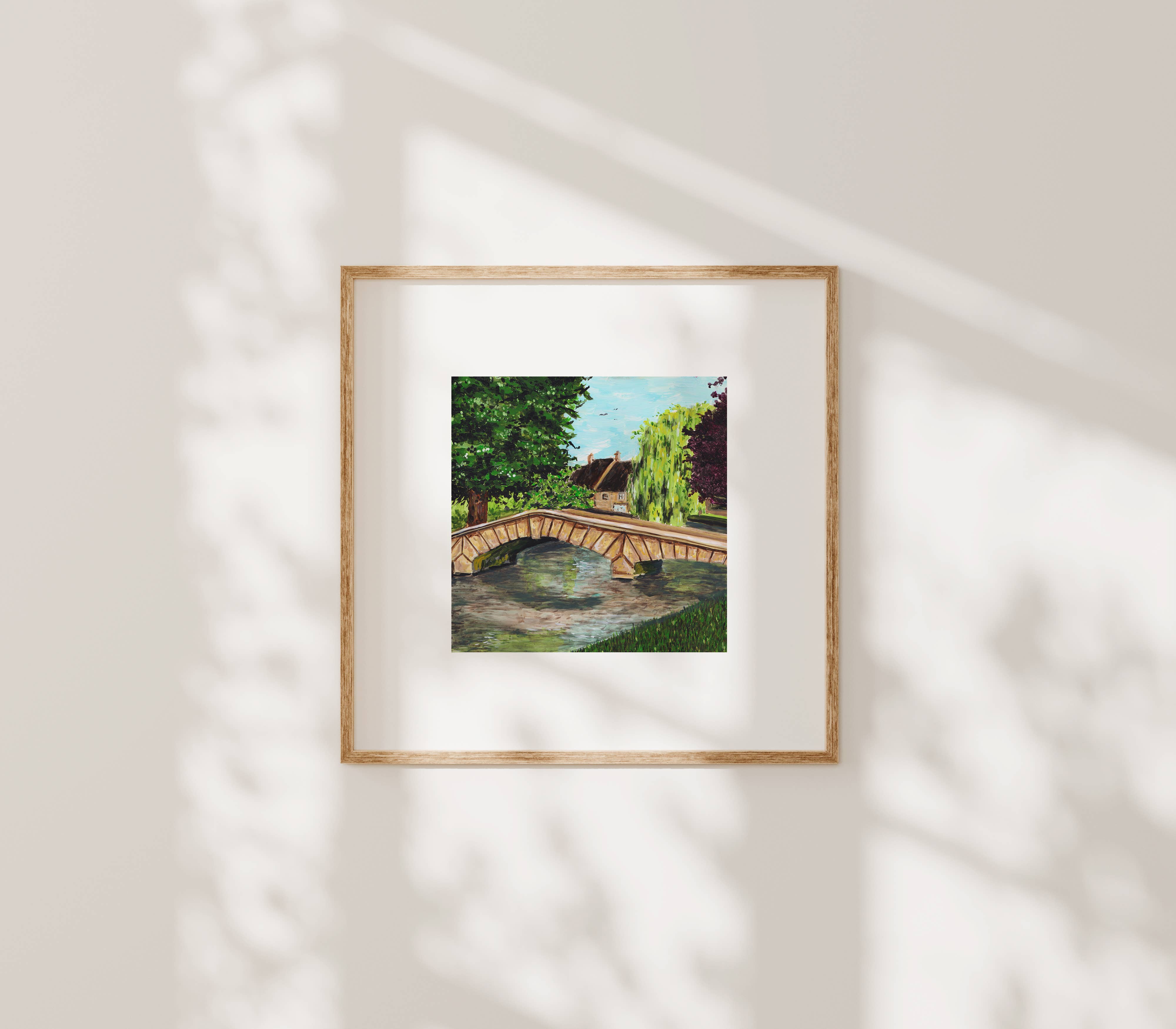 Emily Laura Designs – wholesale Art print – Bourton-on-the-Water Artistic Mounted Art Print4