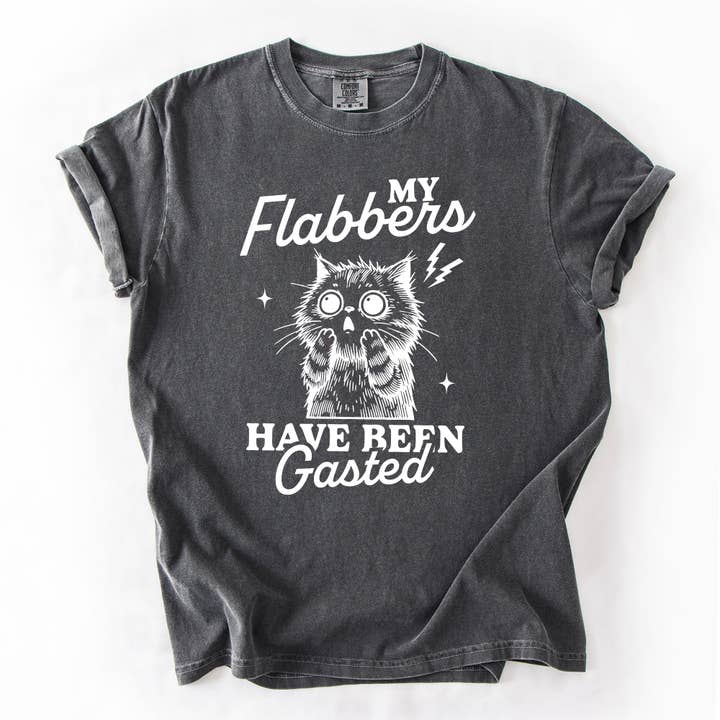 Refinery Number One LLC - Wholesale T-Shirt (Graphic) - Unisex - My Flabbers Have Been Gasted, Funny, Sassy, Sarcastic Tshirt
