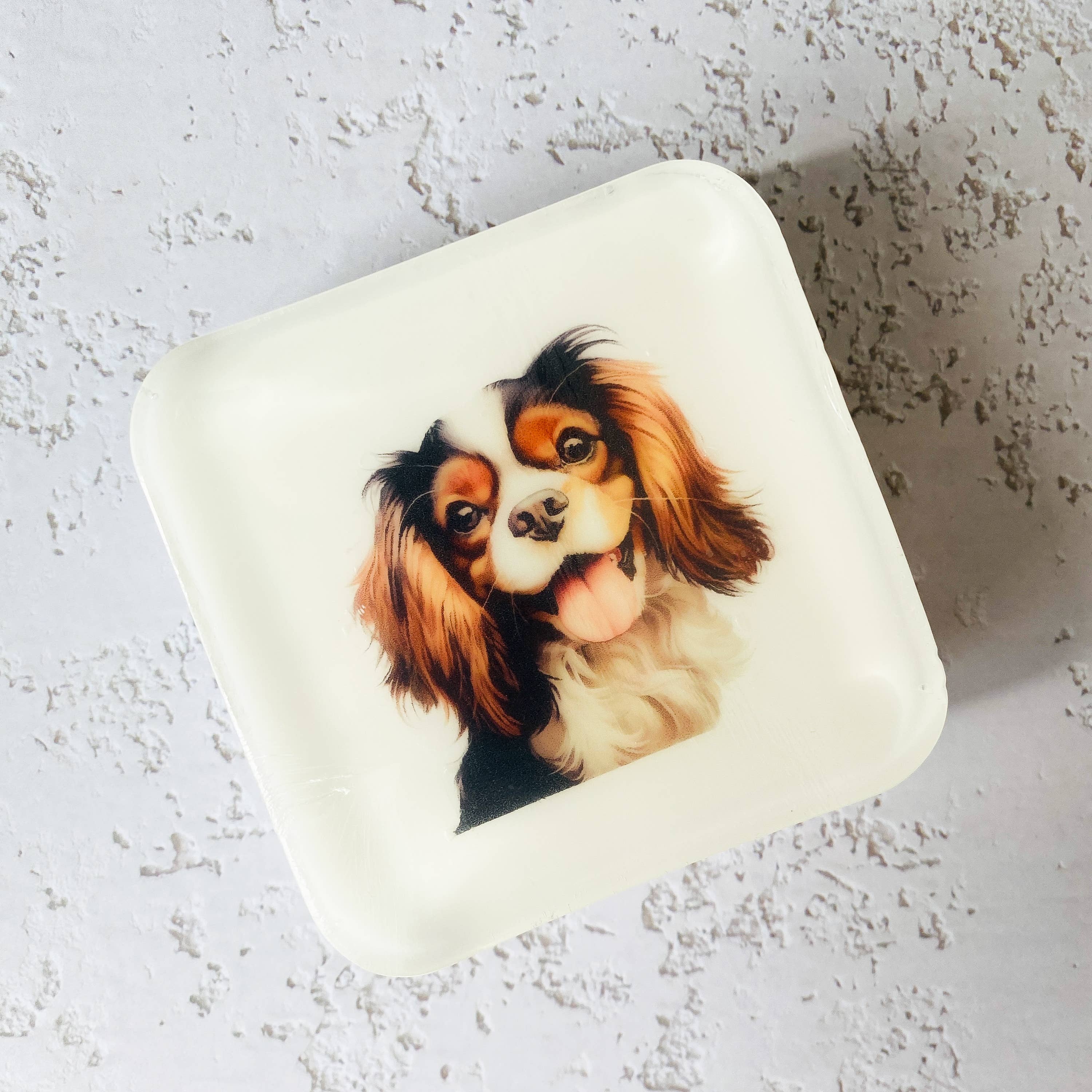 Tammi Home Body & Bath - Wholesale Bar Soap - Handmade Artisan Soap | Cavalier King Charles Spaniel(Black)