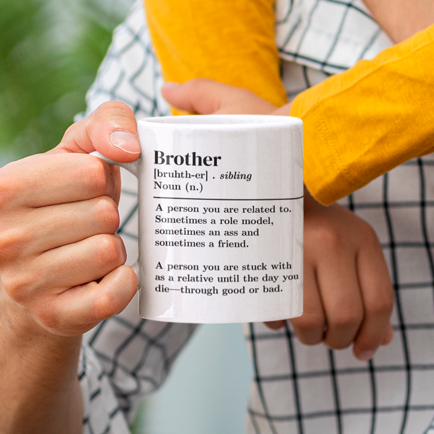 SmartyPants - Wholesale Coffee Mug - "Brother" Definition Mug | Funny Sibling Gift | 11oz Ceramic2