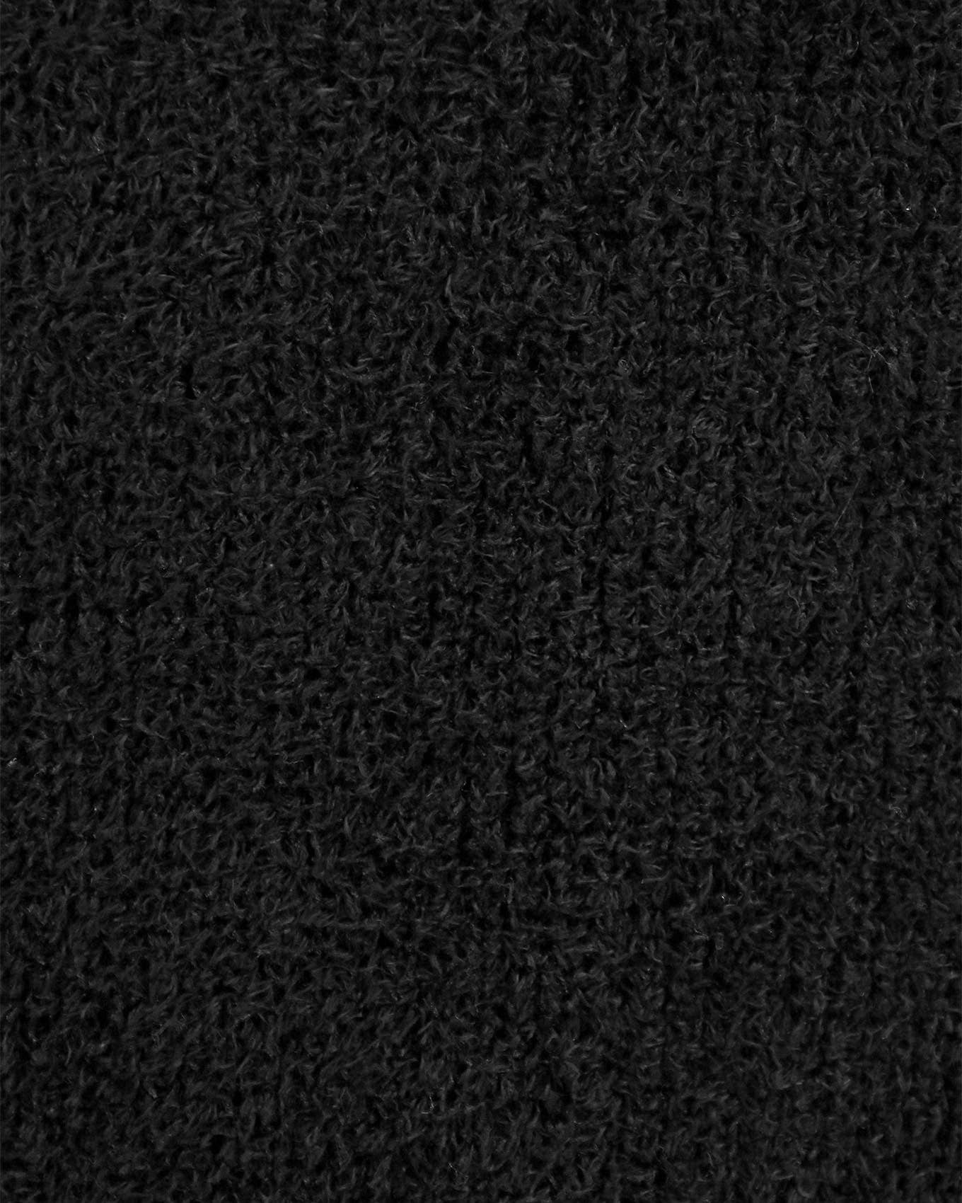 Noir Cardigan en maille duveteuse en vente sur Faire7