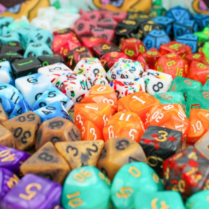 Mystery Dice Goblin - Wholesale Dice - Mystery DnD Dice, over 200 unique sets!