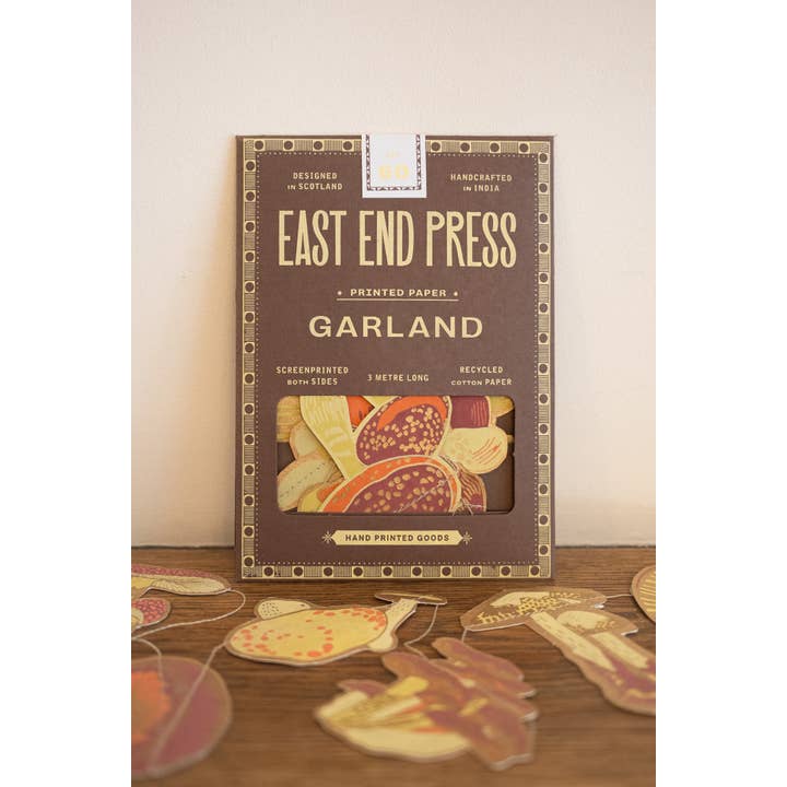 East End Press - Wholesale Bunting/Garland - Mushroom Sewn Garland