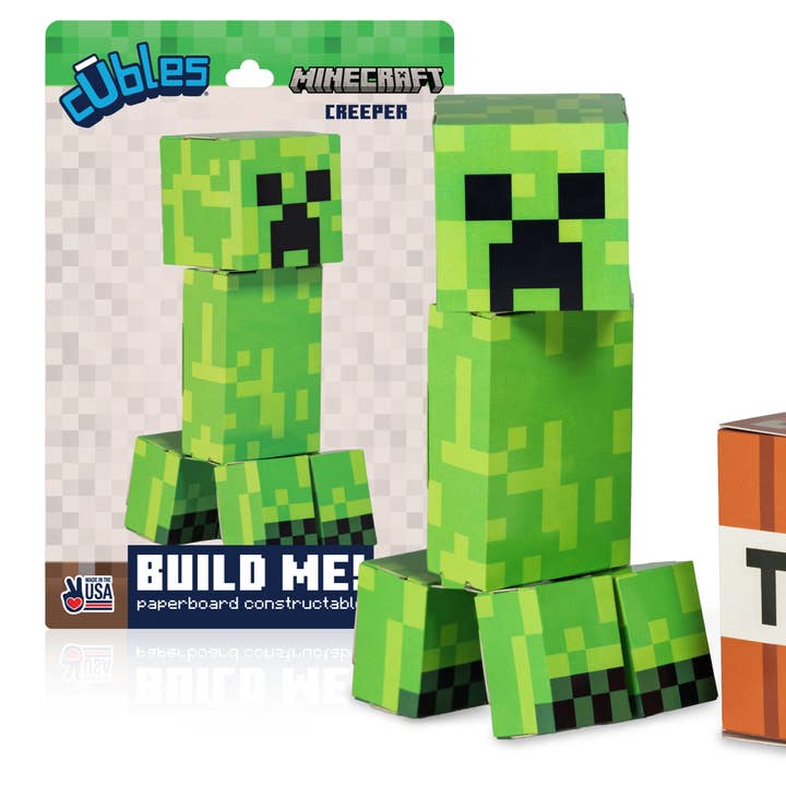 Minecraft | Creeper Cuble for wholesale by Cubles | Paperboard Character Kits