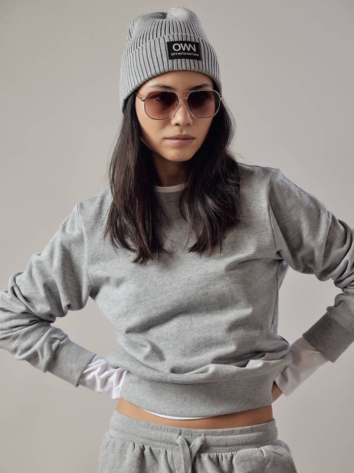 Military Green Crew Neck Sweatshirt for wholesale on Faire7