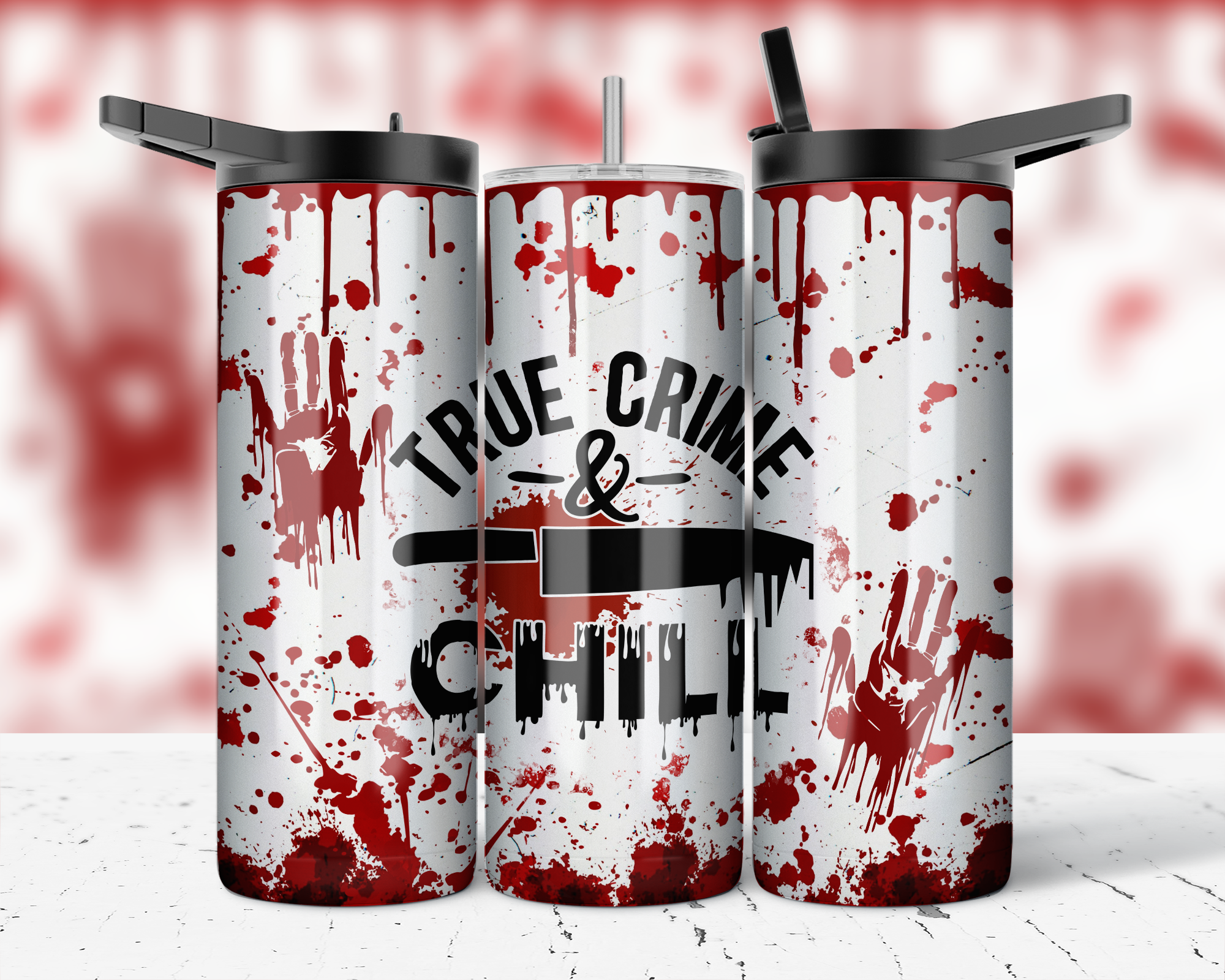 Hogg Outfitters - Wholesale Sublimation Transfer - Sublimation Prints for 20oz Skinny - True Crime (10 Pack)2