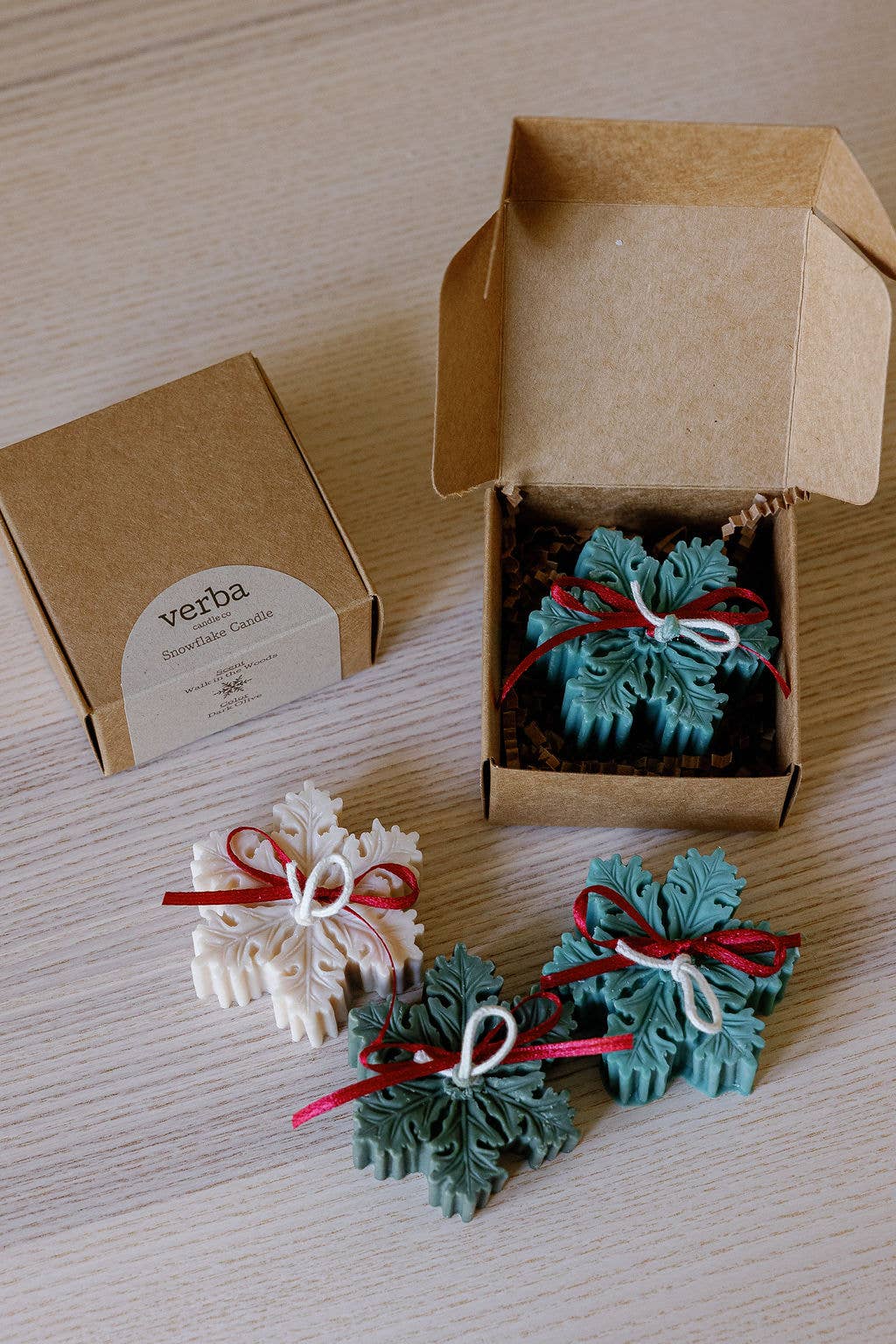 Verba Candle Co - Wholesale Novelty Candle - Snowflake candle,  Christmas decor, Stocking stuffer 2