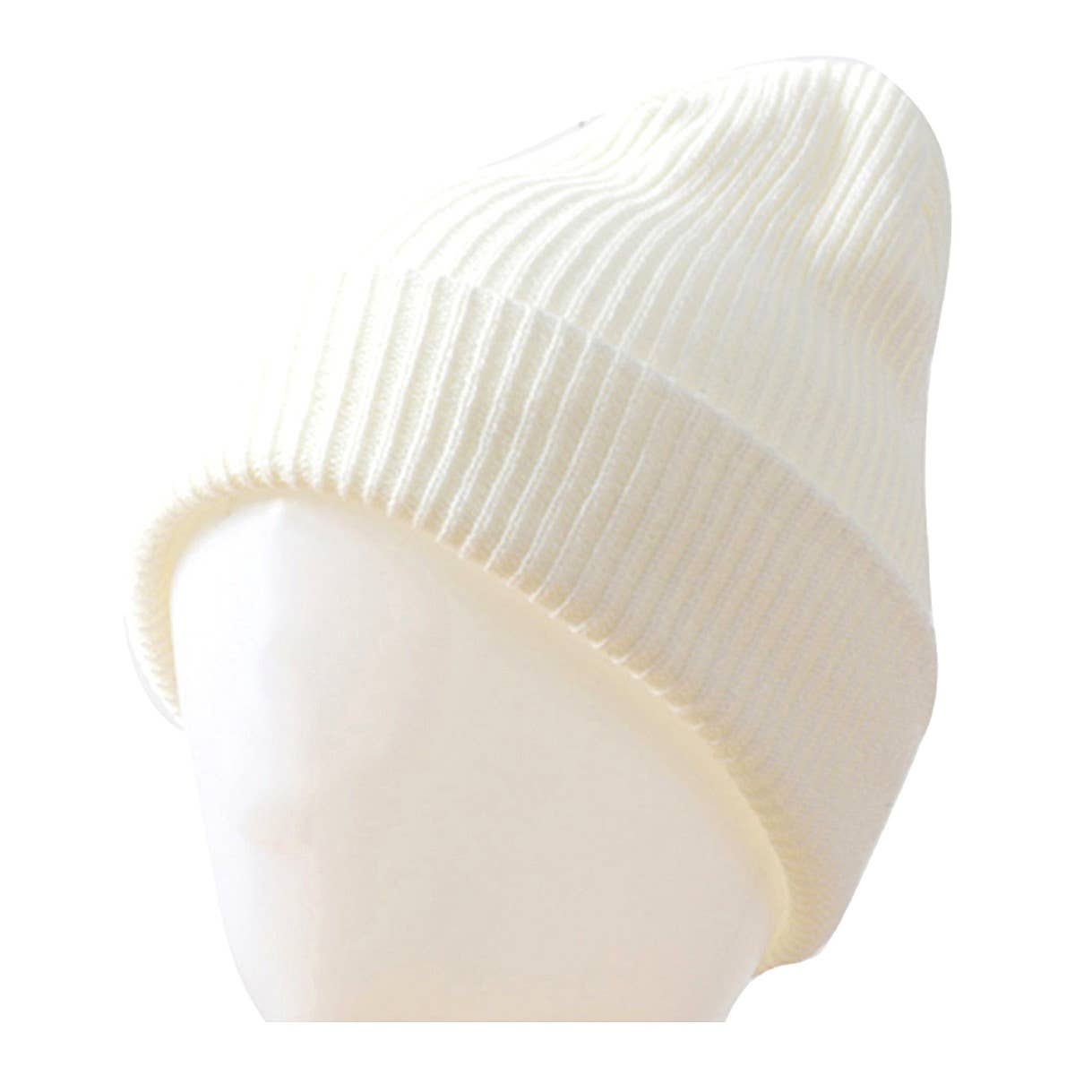 Diacly - Wholesale Beanie - Women's - Premium Acrylic Yarn Soft Warm Unisex Solid Color Knitted Be9