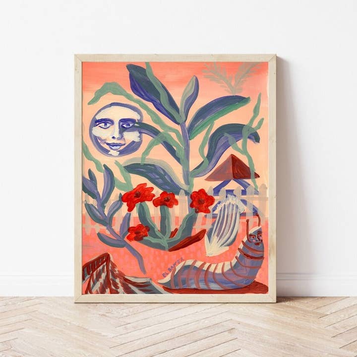 El Baker Art - Wholesale Art Print - Plant Botanical Garden Print