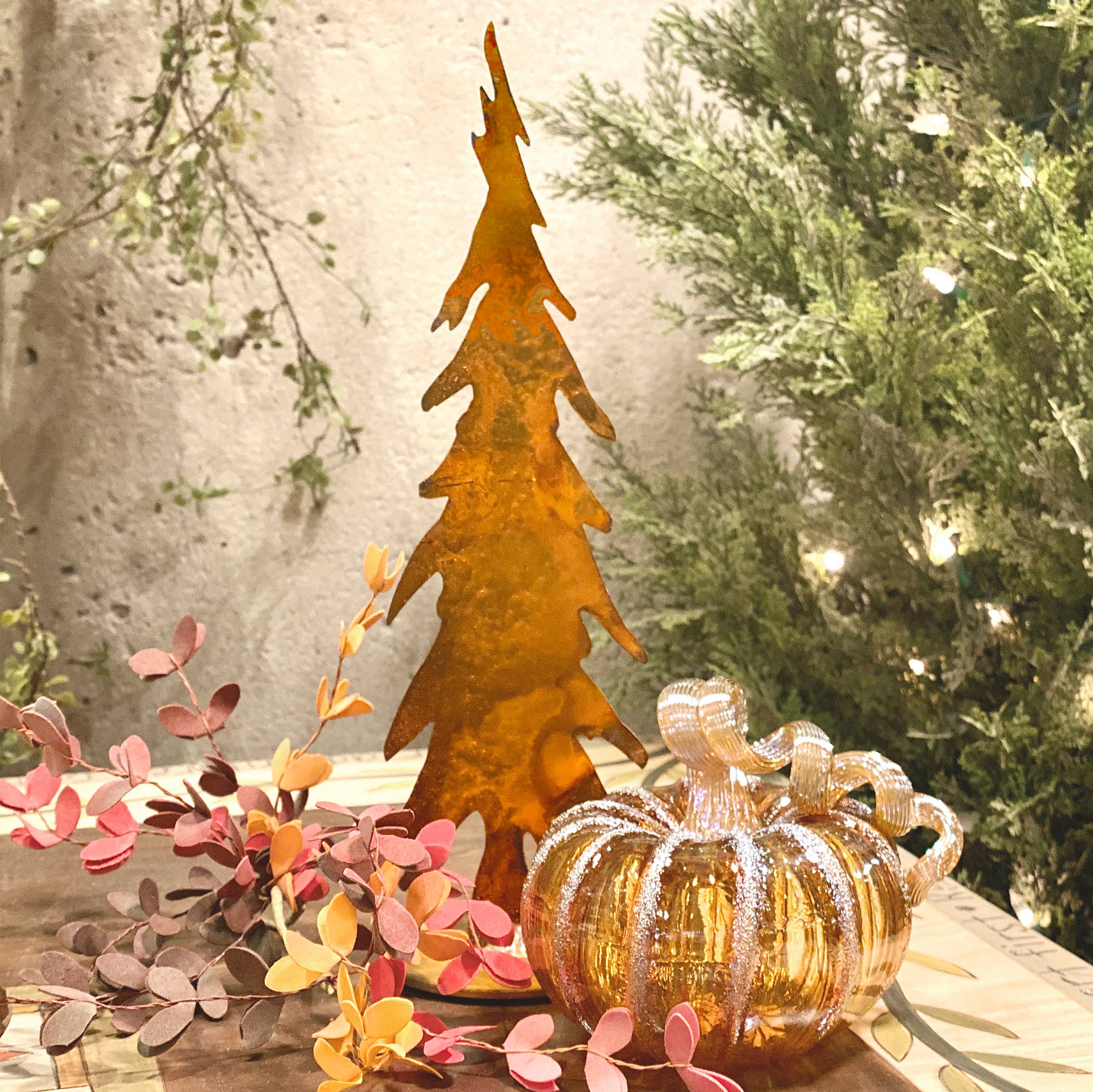 Prairie Dance - Vente Décoration de Noël - Sapins à crayons, décoration de Noël, silhouettes d'arbres en métal pour les fêtes1