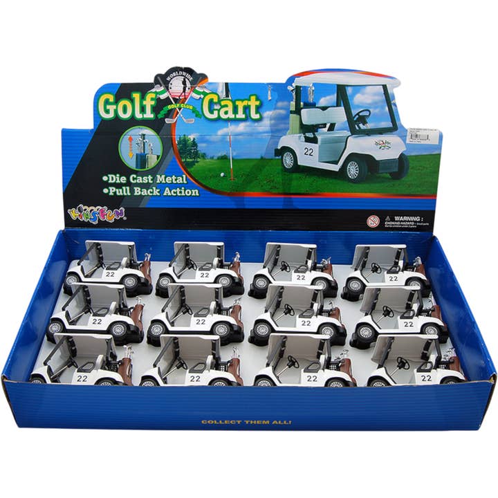 Cow Crack Wholesale - Wholesale Toy Car/Truck - Kids - Kinsmart Golf Cart 4.5" Diecast