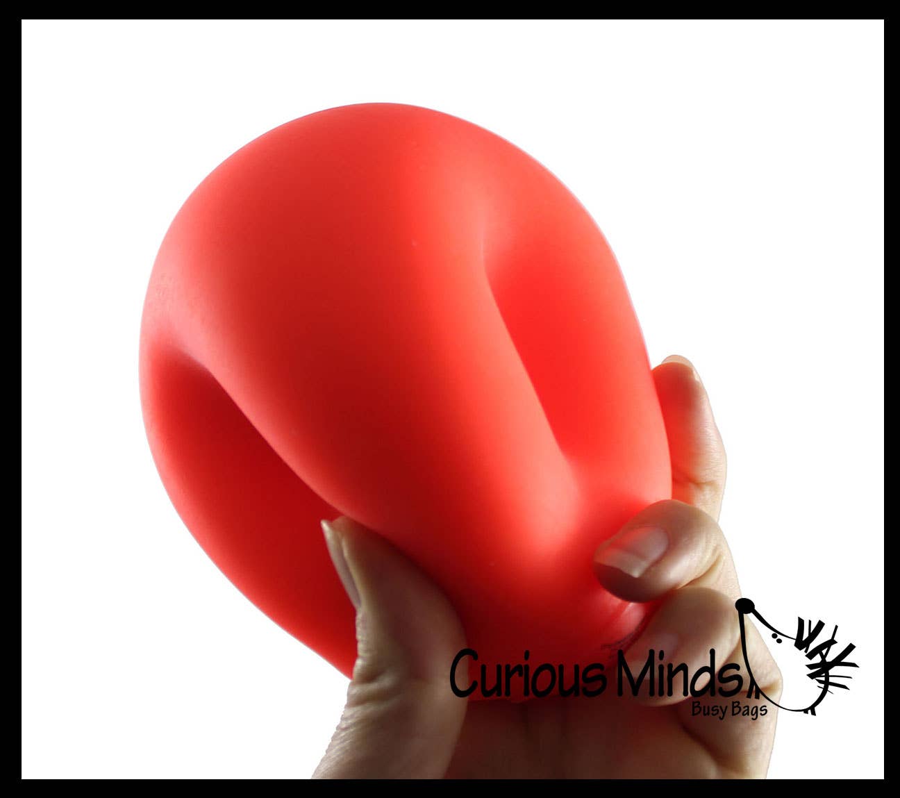Curious Minds Toys - Wholesale Stress Relief Ball/Dough - 1 Jumbo 4" Doh Stress Stretch Ball - Moldable Pinch Poke Se8