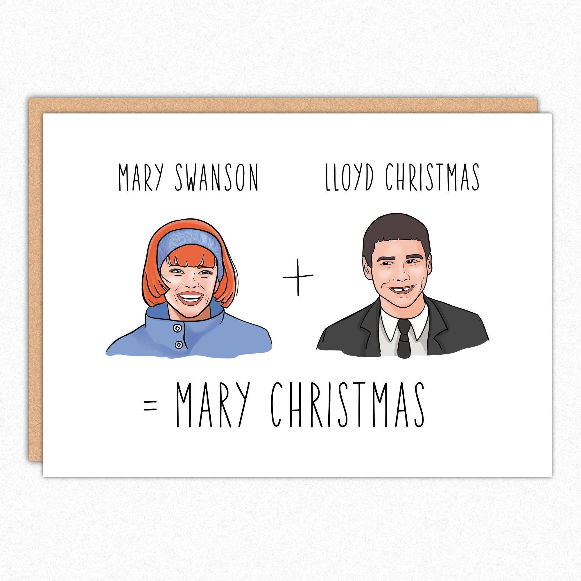 In A Nutshell Studio - Wholesale Christmas Card - Dumb and Dumber Christmas Card0