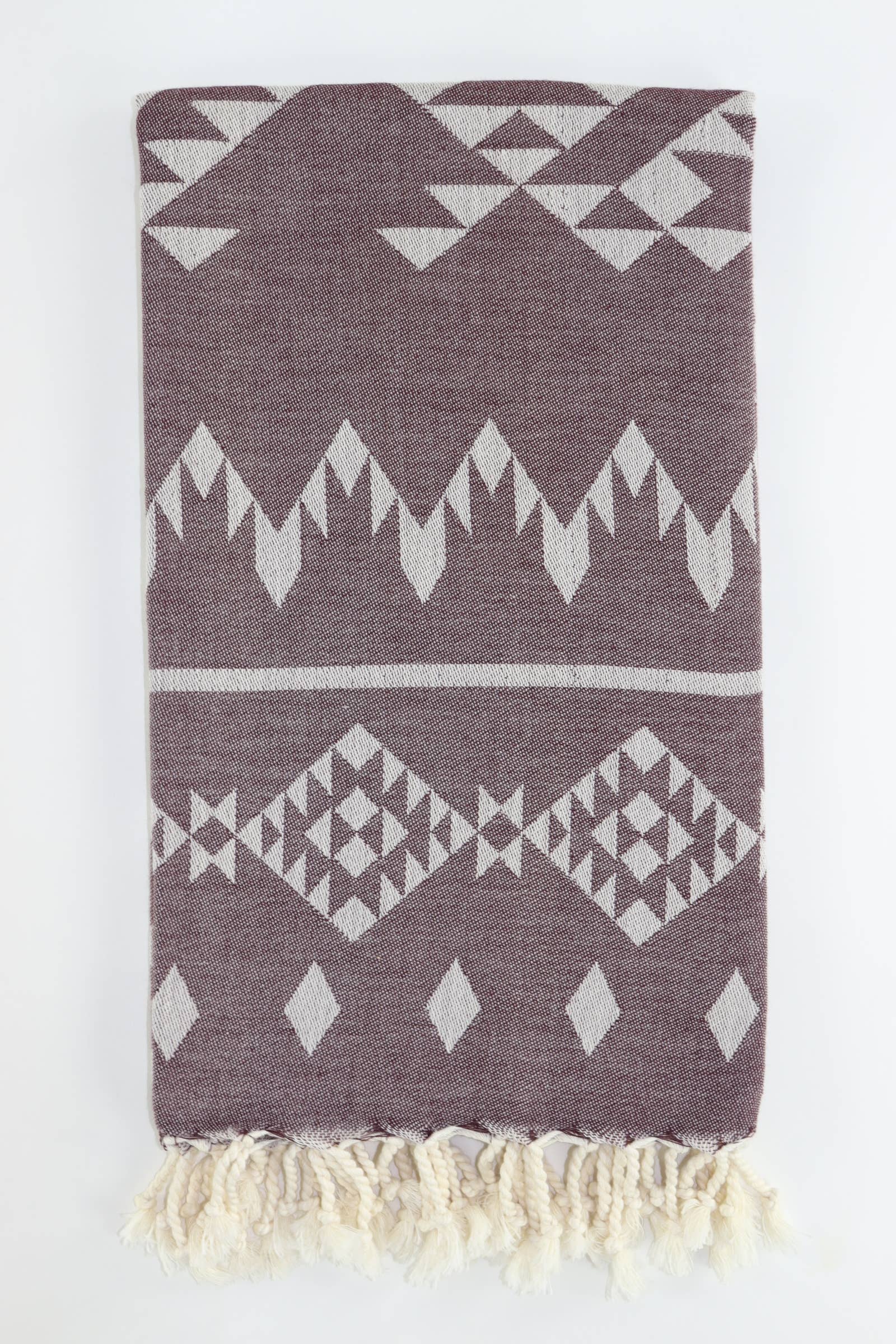 TURKISH LINEN & TOWELS - Wholesale Beach Towel - Premium Turkish Cotton Kilim Pattern Beach Bath Pool Towel14