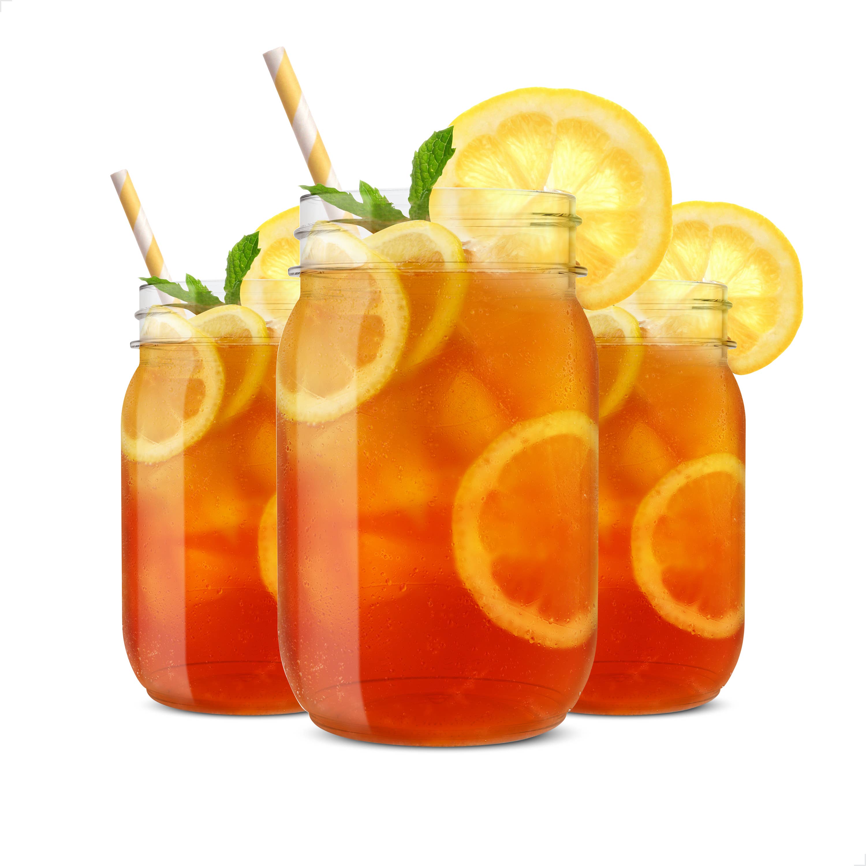 TOSSWARE - Wholesale Drinking glass/cup - TOSSWARE POP 16oz Mason, Premium Quality, Recyclable Plastic0