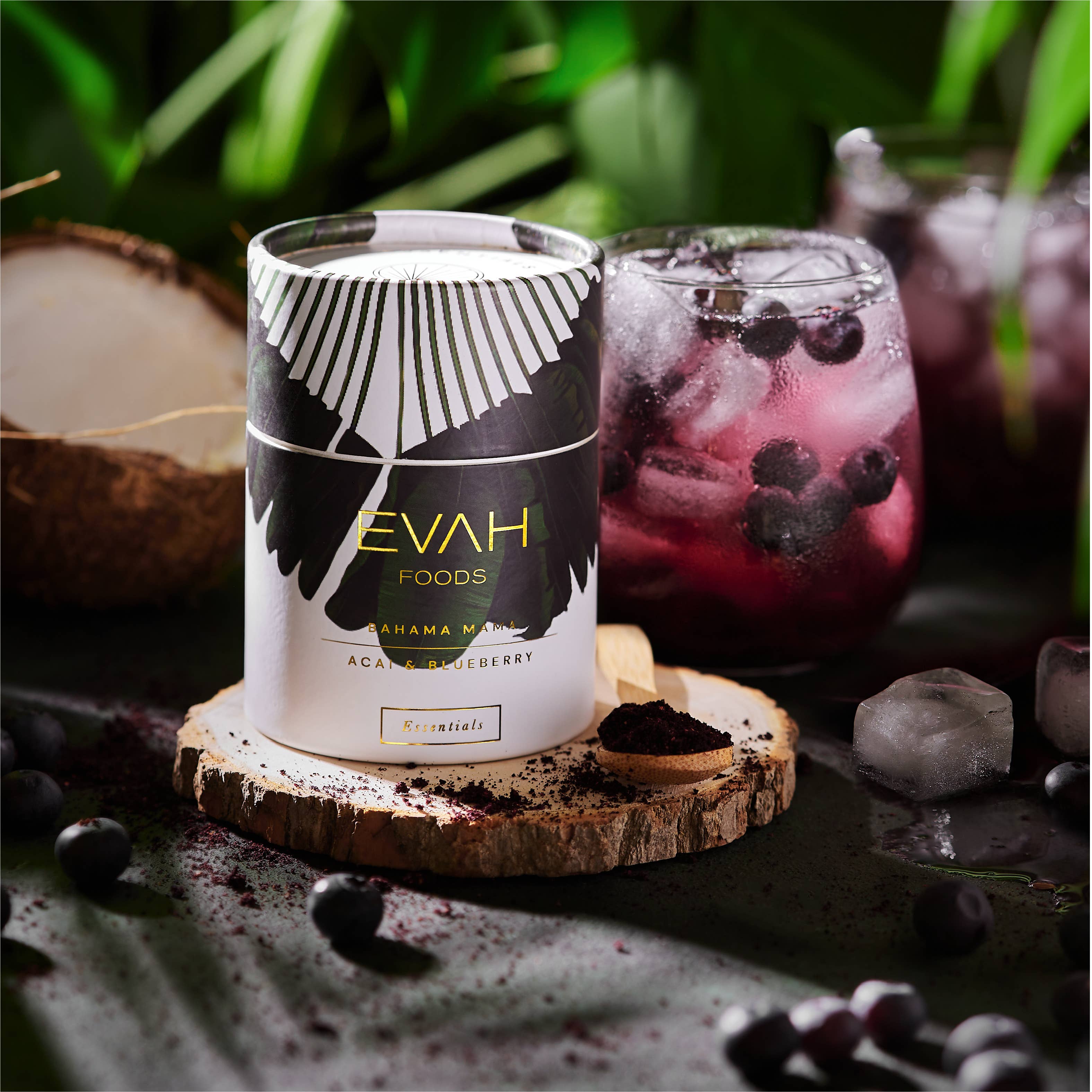 EVAH Foods - Wholesale Protein/Superfood Powder - ESSENTIAL | Açai & blueberry | Skin glowing3