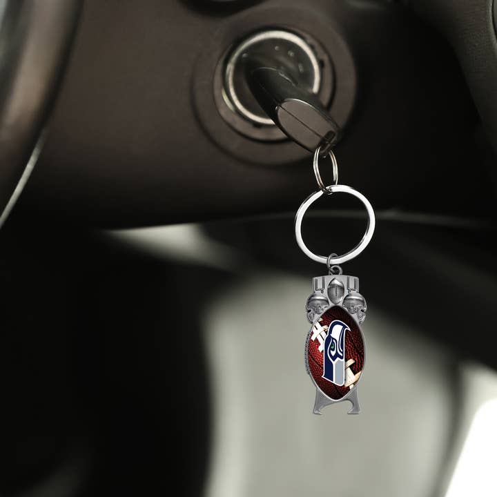 Rico Industries - Wholesale Keychain - Unisex - NFL Football Seattle Seahawks Bottle Opener Keychain3