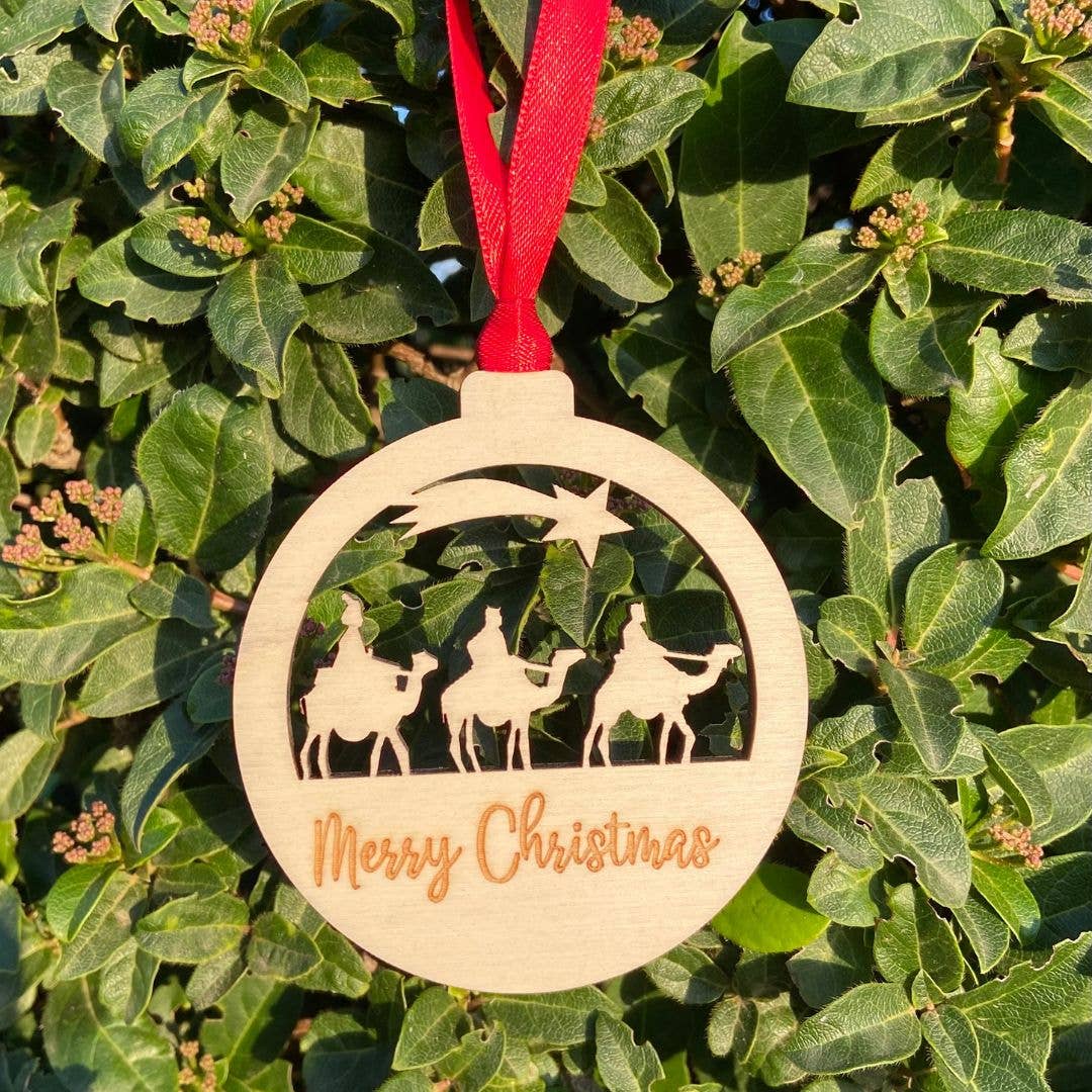 Fustik - Wholesale Ornament - Personalized Three Wise Men Ball for Christmas Tree0